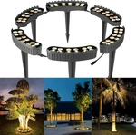 Gardencoin Outdoor Ring Tree Lights, 72w Led Landscape Uplighting For Trees, .... Fixed Price $204.88.