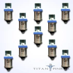 (10 Pack) - 6.3 Volt Led Bulb Flat Top 44/47 Base (ba9s) Pinball Blue. Fixed Price $6.89.