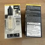 Feit Electric 60 Watt Dimmable Spiral Filament Vintage Edison 3000 K Led Bulb X2. Fixed Price $25.00.