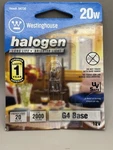 New Westinghouse 20w 2000 Hour 12v G4 Base (20t3). Fixed Price $13.45.