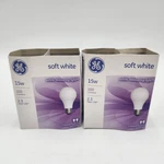 New Ge Lighting 97491 15 Watt Soft White Light Bulbs. Lot Of 4. Fixed Price $22.99.
