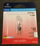 100w T4 Jc Low Voltage Clear Gy6.35 Bi-pin Base 12v Westinghouse. Fixed Price $9.88.