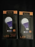 Sleek Lighting Led 3w Purple A19 Bulb. Fixed Price $15.50.