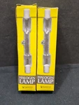2x Satco Halogen Lamp S3146 100t3q/cl 100w 120v J/78mm Bulb. Fixed Price $8.97.