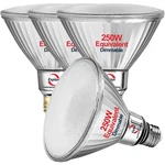 Explux 250 Watt Equivalent Par38 Led Flood Light Bulbs, Super Bright 3000 Lum.... Fixed Price $73.52.