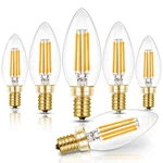 Hizashi E12 Led Bulb Dimmable 40w Equivalent, 6 Pack, Warm White. Fixed Price $27.99.