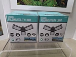 (2) 3-panel Led Ceiling Folding Utility Light 3000 Lumen - 5000k Daylight 150w. Fixed Price $16.00.