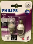 Philips 462977 7w Equivalent Led Soft White C7 Nightlight 2 Pack. Fixed Price $8.89.