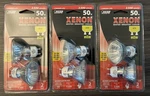 Feit Electric Mr16/gu10 Twist Lock Xenon 50 Watt Flood 120v Bi-pin Lamp- 6 Pack. Fixed Price $24.95.