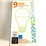 Simply Conserve 9w A19 Led Light Bulbs Lot Of 10 Dimmable 800 Lumens 2700k. Fixed Price $20.69.