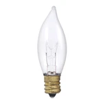 Bulbrite 403115 15cfc Chandelier Flame Tip 120v 15w Ca8 Candelabra E12 Clear. Fixed Price $5.46.