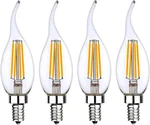 Low Voltage 12v 24v Candelabra E12 Base Led Light Bulb Flame Tip 40watt Equival. Fixed Price $22.31.