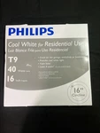 Philips 40w 16 In. Diameter T9 Circline Fluorescent Tube Bulb, Cool White 4100k. Fixed Price $19.99.