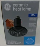 Ge Ceramic Heat Lamp 100 Watt 2700k Bulb Animal Warming Device E26 Medium. Fixed Price $9.73.