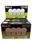 Maxlite Led Dimmable 60w Light Bulb - Clear White (4 Pack). Fixed Price $8.00.