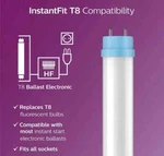 Philips Led Instantfit Dimmable 4-foot T8 Tube Cool White, 2100-lumen Case Of 10. Fixed Price $89.99.