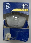 Ge Large Globe Bulb 40 Watt Round G25 Decorative Crystal Clear Lights Cg251h3. Fixed Price $19.99.