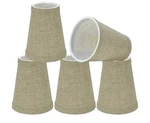 Aspen Creative 32665-5 Small Hardback Empire Chandelier Clip-on Lamp Shade 5 Pcs. Fixed Price $25.00.