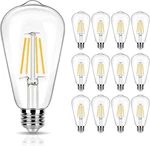 Winsaled 40 Watt Equivalent, 2700k Soft Warm Light Bulbs, 4w Led St19. Fixed Price $20.00.