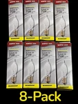 Satco S3241 Flame Tip Candle Candelabra Base Light Bulbs 7.5w Clear ( 8-pack ). Fixed Price $25.99.
