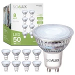 Sigalux Gu10 Led Light Bulbs, Dimmable 5000k 8 Count (pack Of 1), Daylight. Fixed Price $27.62.