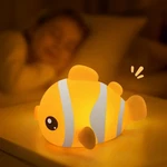 Avacom Clownfish Night Light - Silicone Pat Lamp, 3-level Brightness, Kids. Fixed Price $29.84.