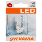 Sylvania 194 T10 W5w Led Red Bulbs Bright Dome, Map, Cargo Lights (2pk). Fixed Price $17.75.