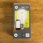 Ge Link Wireless A19 Smart Connected Led Bulb, Soft White 60 Watt Equivalent. Fixed Price $14.00.