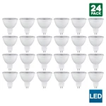 24 Pack Sunlite Mr16 Led Bulb, 120v, 5 Watt, 3000k, Gu5.3 Base, Energy Saving. Fixed Price $94.03.