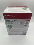 Satco Nuvo 62/1800 7 White Finish Disk Light 6 Pack Color Quick. Fixed Price $49.99.