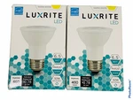 Lot Of 2 Luxrite Led 6.5 Par 20 50 Watt Warm White Bulbs Lr31500. Fixed Price $29.95.