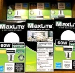 Box Of 6 Maxlite 8w Led Light Bulbs 60w 2700k Soft White Dimmable Brightness 800. Fixed Price $28.80.