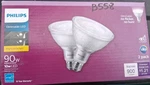 2 Philips 90w Led Indoor Outdoor Par38. Fixed Price $10.00.