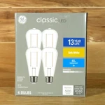 Ge Classic 60-watt Replacement Soft White St19 Decorative Led Light Bulbs (4 Pk). Fixed Price $16.99.