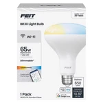 Feit Br30 E26 Smart Led Bulb 7.2w 650lm Adjustable White 65w Equiv. Fixed Price $39.60.