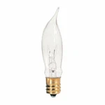 Bulbrite 7.5cfc/15/3 7.5w Flame Candelabra Tip Chandelier Bulb, Clear. Fixed Price $23.24.