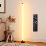 Mudodi Corner Lamp, Minimalist Floor Lamp With Remote Control, Dimmable L. Fixed Price $63.61.