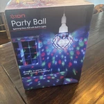Nib Ion Party Ball Spinning Disco Led Light 360 Beat Sync Ceiling Socket - New. Fixed Price $32.00.