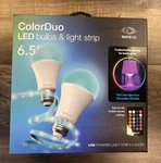 X3 Pk Tzumi 40w Dimmable Remote Color Duo Light Strip Led Bulbs Full. Fixed Price $12.99.