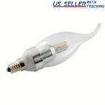 Abi 4w Warm White Dimmable Flame Tip Candelabra Led Bulb, E12 Base 220 Lumens. Fixed Price $13.39.