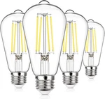 Vintage Led Edison Bulb Dimmable 60w Equivalent 850 Lumens, 6w Light. Fixed Price $21.99.
