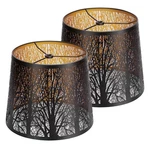 Kozeota Metal Lamp Shades Set Of 2 Drum Lampshades 7.9" Top X 9.8" Bottom. Fixed Price $55.00.