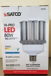 New! Satco (s29395) Hi-pro Led 80 Watt (100-277v) 50,000k High Performance Lamp. Fixed Price $99.99.
