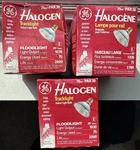 (3) Ge 75w Par 30 Floodlight Bulbs Tracklight Short Neck 526 Long Life-new. Fixed Price $39.95.