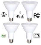 4 Pack Bioluz Led Par30 12w 3000k 850 Lumen Dimmable Spotlight Flood Light Lamp. Fixed Price $24.99.