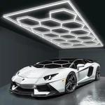Hexagon Led Garage Lights 14 Grid 672w 80640lm 6500k Super Bright Bh-hexa-14g. Fixed Price $209.99.