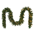 Artificial Garland,100 Warm White Led Lights,10-in.x9-ft. - 329-g8208-9/10lw5k1-. Fixed Price $86.88.