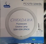 Chkadawa Fc12t9 32 Watts Circline Light Bulbs Daylight, Circular 12 Inch T9 32w. Fixed Price $34.95.