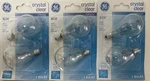 Ge Crystal Clear 60w Decorative A15 Candelabra E12 Ceiling Fan 6 Bulbs. Fixed Price $49.99.