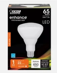 Feit Dimmable 5 Pack Flood Led Light Bulb 7.2w Replaces 65w 650lm 2700k Br30 Nib. Fixed Price $24.01.